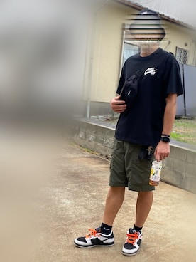 「NIKE(ナイキ)のアイテム(ショルダーバッグ)」を使った、Reluxさん(メンズ・176cm)の秋コーディネート
