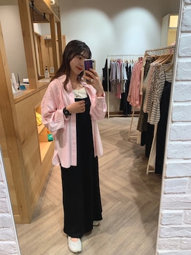 「NIKE(ナイキ)のアイテム(シューズ)」を使った、koyabu harunaさん(レディース・155cm)の夏コーディネート
