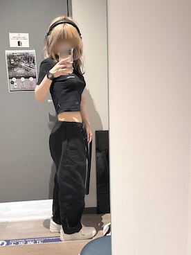 「NIKE(ナイキ)のアイテム(スニーカー)」を使った、ぷーこやん。さん(レディース・149cm)の春コーディネート