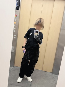 「NIKE(ナイキ)のアイテム(スニーカー)」を使った、ぷーこやん。さん(レディース・149cm)の春コーディネート