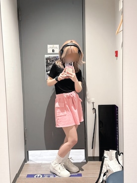 「NIKE(ナイキ)のアイテム(スニーカー)」を使った、ぷーこやん。さん(レディース・149cm)の春コーディネート