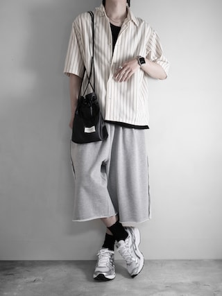 「RUUBON(ルーボン)の【RUUBON】soft rib crew socks / ソフトリブ クルーソックス(ソックス/靴下)」を使った、hopeさん(メンズ・168cm)の春コーディネート