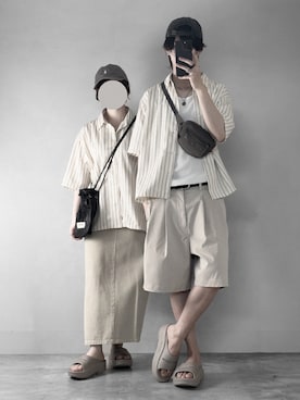 「OOFOS(ウーフォス)のアイテム」を使った、hopeさん(メンズ・168cm)の春コーディネート