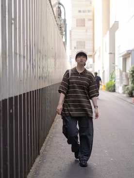 「STUDIOUS(ステュディオス)のアイテム(バッグ)」を使った、よこやまあすか☁️ 𓈒𓂂𓏸さん(レディース・163cm)の秋コーディネート