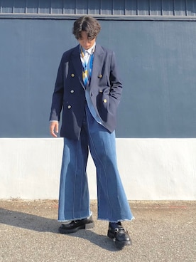 ざわ_低身長男子styleさんの（Aalto | アールト）を使ったコーディネート