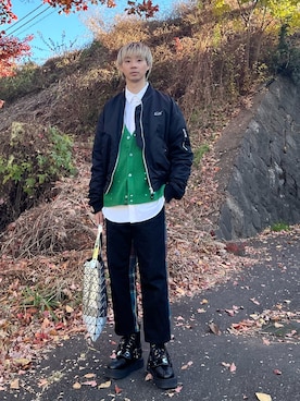 Honeyさん(メンズ・176cm)の冬コーディネート