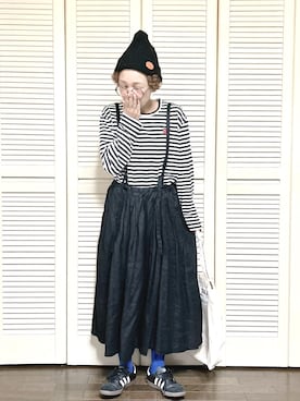ぽん。さんの「Sambae / アディダスオリジナルス adidas Originals（adidas | アディダス）」を使ったコーディネート