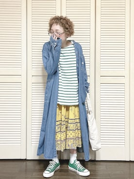 ぽん。さんの「【CONVERSE】ALL STAR US COLORS OX（CONVERSE | コンバース）」を使ったコーディネート