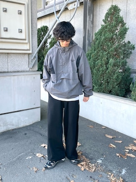 たいがさんの「3way loose inside out sweat pants/３wayルーズ切り替えスウェットパンツ」を使ったコーディネート