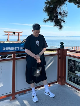 「NIKE(ナイキ)のアイテム(トップス)」を使った、俊彥君さん(メンズ・179cm)の春コーディネート