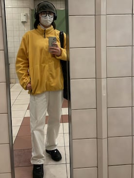 「NIKE(ナイキ)のアイテム(その他アウター)」を使った、anzuさん(レディース・160cm)の冬コーディネート