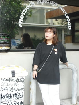 「NIKE(ナイキ)のアイテム(Tシャツ/カットソー)」を使った、章魚さん(レディース・150cm)の夏コーディネート
