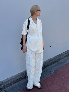 「OOFOS(ウーフォス)のアイテム」を使った、YUKAさん(レディース・167cm)の春コーディネート