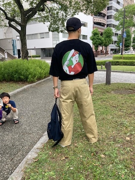「NIKE(ナイキ)のアイテム(キャップ)」を使った、マーチンさん(メンズ・172cm・40代)の夏コーディネート