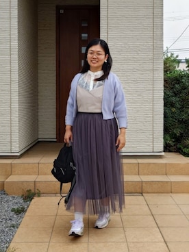 「NIKE(ナイキ)のアイテム(スニーカー)」を使った、rinaさん(レディース・158cm・40代)の春コーディネート