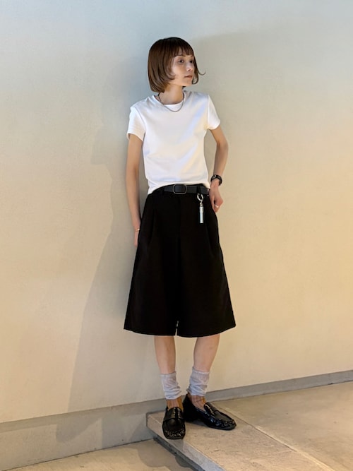 「EDITION(エディション)のツートンソックス(ソックス/靴下)」を使った、RIHOさん(レディース・150cm)の春コーディネート