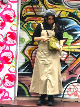 「schott(ショット)のアイテム(スカート)」を使った、Natsuki.Cさん(レディース・165cm)の秋コーディネート