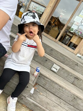 「NIKE(ナイキ)のアイテム(パンツ)」を使った、yhimさん(キッズ・90cm)の秋コーディネート