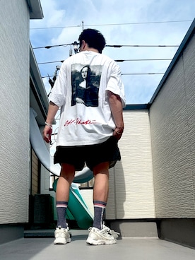 「NIKE(ナイキ)のアイテム(レッグウェア)」を使った、(asatomoz)さん(メンズ・170cm)の夏コーディネート