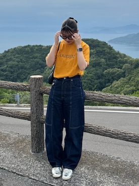 「HEILIS(ヘイリス)のアイテム」を使った、nayuさん(レディース・157cm)の夏コーディネート