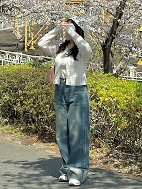 うらり┊︎低身長ややぽっちゃりコーデさんのコーディネート