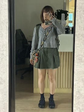 「NIKE(ナイキ)のアイテム(スニーカー)」を使った、mini.meさん(レディース・150cm)の春コーディネート
