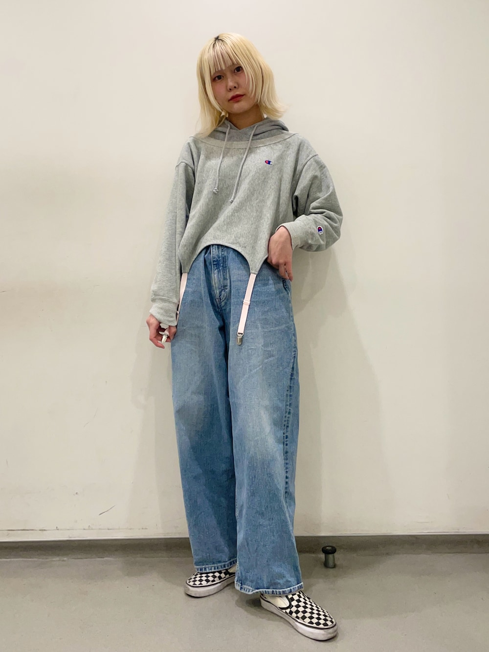 とりさんの「Lee / SUPERSIZED Straight Denim Pant（Lee）」を使ったコーディネートの1枚目の写真