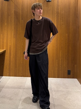 髙鍋サワさん(メンズ・178cm)の夏コーディネート