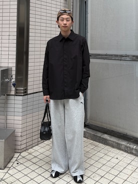 「PUMA(プーマ)のアイテム(ジャケット/アウター)」を使った、PUMAさん(メンズ・172cm)の春コーディネート
