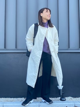 「NIKE(ナイキ)のアイテム(バックパック/リュック)」を使った、こすぱっしょんゆりえさん(レディース・165cm)の冬コーディネート
