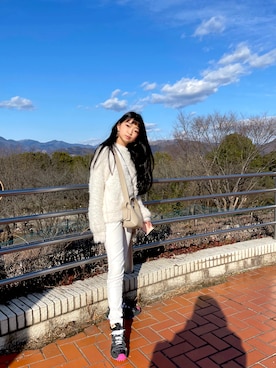 「NIKE(ナイキ)のアイテム(スニーカー)」を使った、kirikoさん(キッズ・150cm)の冬コーディネート