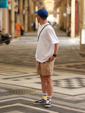 「VANS(バンズ)のアイテム」を使った、おさむさん(メンズ・165cm)の春コーディネート
