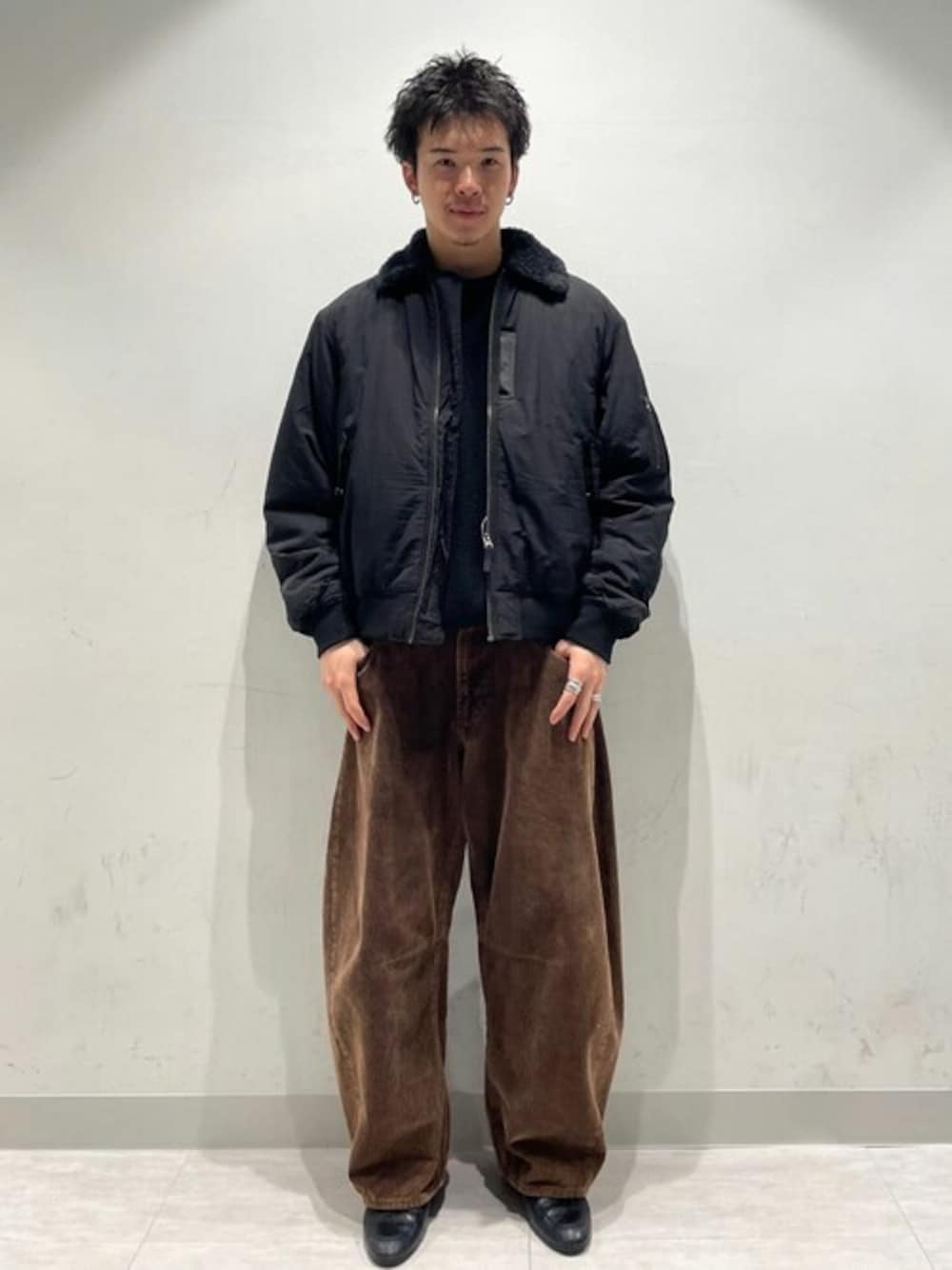 Firsthandさんの「Firsthand/ファーストハンド PRIMALOFT B15 FLIGHT JACKET / プリマロフトフライトジャケット / 中綿ジャケット（Firsthand）」を使ったコーディネートの1枚目の写真