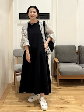 「URBAN RESEARCH DOORS(アーバンリサーチドアーズ)のアイテム(ナイロンジャケット)」を使った、クボさん(レディース・161cm)の春コーディネート