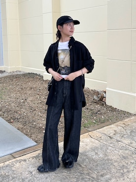 「NIKE(ナイキ)のアイテム(スニーカー)」を使った、kocoaさん(レディース・160cm)の夏コーディネート