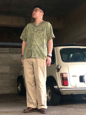 「schott(ショット)のアイテム(パンツ)」を使った、Arukot: さん(メンズ・177cm)の秋コーディネート