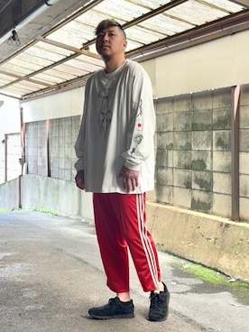 「NIKE(ナイキ)のアイテム(トップス)」を使った、Arukot: さん(メンズ・177cm)の春コーディネート