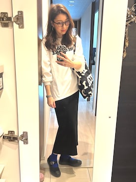 MIKAさんの「CONVERSE/コンバース/ALL STAR LIGHT PLTS MJ OX（CONVERSE | コンバース）」を使ったコーディネート