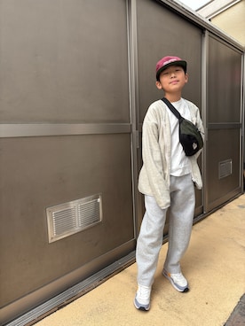 「NIKE(ナイキ)のアイテム」を使った、P×Kさん(キッズ・120cm)の春コーディネート