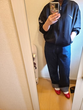 「NIKE(ナイキ)のアイテム(その他アウター)」を使った、たぁさん(レディース・157cm)の春コーディネート