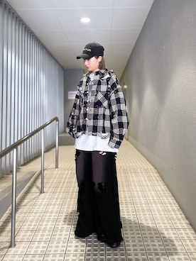 HARU.さんの「VERUTUM/ヴェルタム/Front Logo（L.H.P | エルエイチピー）」を使ったコーディネート