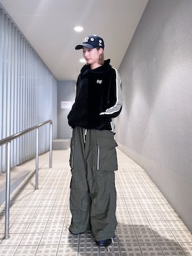 HARU.さんの「NICKGEAR/ニックギア/LHP SPECIAL 3D FLOWER CAP（L.H.P | エルエイチピー）」を使ったコーディネート