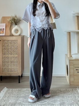 「NIKE(ナイキ)のアイテム」を使った、naochiさん(レディース・162cm)の夏コーディネート
