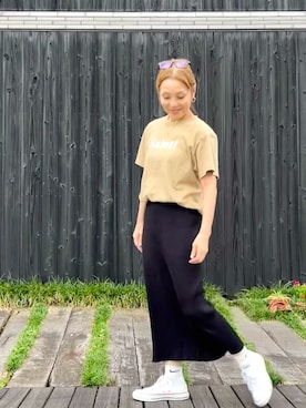 「NIKE(ナイキ)のアイテム(ソックス/靴下)」を使った、ts.styleさん(レディース・159cm・60代)の秋コーディネート