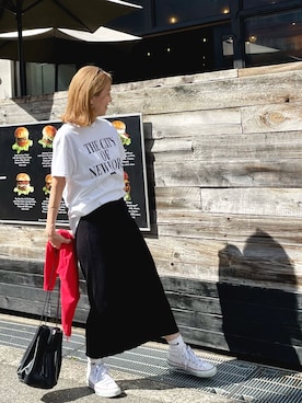 「NIKE(ナイキ)のアイテム(ソックス/靴下)」を使った、ts.styleさん(レディース・159cm・60代)の秋コーディネート