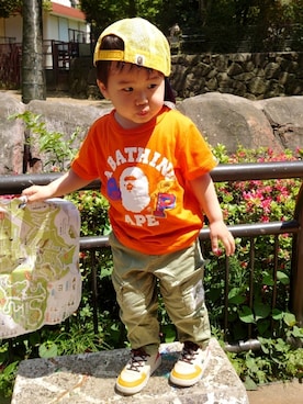 お饅頭担当大臣さんの（XLARGE KIDS | エクストララージキッズ）を使ったコーディネート