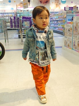 お饅頭担当大臣さんの（XLARGE KIDS | エクストララージキッズ）を使ったコーディネート