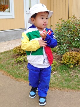 お饅頭担当大臣さんの（XLARGE KIDS | エクストララージキッズ）を使ったコーディネート