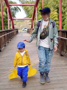 お饅頭担当大臣さんの（XLARGE KIDS | エクストララージキッズ）を使ったコーディネート