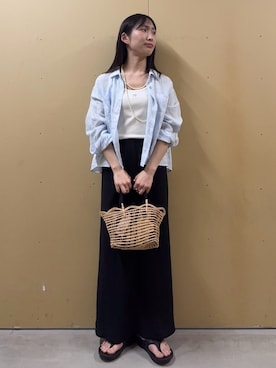 「OOFOS(ウーフォス)のアイテム」を使った、HINAKOさん(レディース・162cm)の春コーディネート